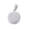 304 Stainless Steel Pendants STAS-P211-22P-2