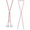 2Pcs Polyester Earphone Cord Straps HJEW-TAC0165-1