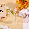 2Pcs Glass Flower Display Decorations AJEW-CO0001-04B-5