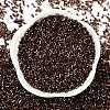 Baking Paint Silver Lined Glass Seed Beads SEED-H003-09I-3