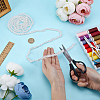 2Yards Polyester with Plastic Pearl Beaded Trim for DIY Sewing Craft OCOR-PH0036-53B-3