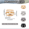60Pcs 4 Colors Alloy Cord Locks FIND-ME0004-01B-2