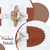 8Pcs Resin Buttons BUTT-GF0004-35-5