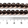 Natural Smoky Quartz Round Beads Strands G-E329-6mm-38A-3