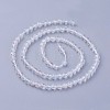 Natural White Topaz Beads Strands X-G-F619-28-4mm-2