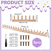 3Pcs Wood Thick Blanket Loom for Yarn DIY-WH0780-06-2