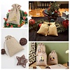 Beebeecraft 24Pcs Burlap Packing Pouches Drawstring Bags ABAG-BBC0001-07D-7