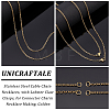 Unicraftale Half Finished 304 Stainless Steel Cable Chain Necklaces STAS-UN0038-66G-5