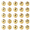 50Pcs 5 Styles Brass Spacer Beads KK-TA0009-12-1
