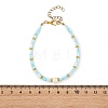 Natural Cultured Freshwater Pearl & Dyed Freshwater Shell Beaded Bracelets for Women BJEW-JB14213-5