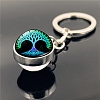 Glass Double-sided Ball Keychain PW-WG8BA2D-11-1