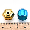 UV Plating Opaque Acrylic Beads PACR-T017-03-3