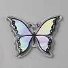 Printed Acrylic Pendants OACR-WH0028-22G-1