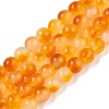 Dyed Natural White Jade Beads Strands G-T140-4mm-A11-1