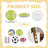 2 Bags 2-Holes Wood Buttons WOOD-WR0001-31A-2