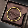 Stainless Steel Plain Bangles for Women GE0018-1