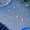 60Pcs 2 Styles Alloy Crystal Rhinestone Connector Charms FIND-DC0001-39-6