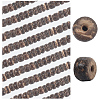 6 Strands Natural Coconut Shell Rondelle Bead Strands COCB-SC0001-02C-6
