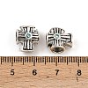 Alloy Rhinestones European Beads PALLOY-Q313-10A-3