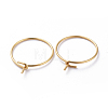 316 Surgical Stainless Steel Hoop Earrings Findings STAS-K146-039-15mm-G01-2