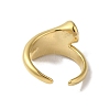 Shell Open Cuff Ring for Women RJEW-C091-03G-02-3