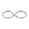 Tarnish Resistant 304 Stainless Steel Keychain Clasps KEYC-D049-05-3