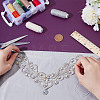 Flower Hotfix Rhinestone Iron on Patches Appliques DIY-WH0671-064B-3