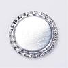 Iron Cabochon Settings IFIN-G067-08S-2