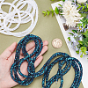   5M 2 Colors Sequins Rhinestone Tube Cord Rope FIND-PH0018-56-5