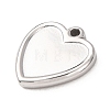 304 Stainless Steel Pendant Cabochon Settings STAS-Z204-04P-07-2