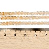Heated Natural Citrine Beads Strands G-B175-C06-3x3mm-5