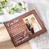 MDF Wood Photo Frames DIY-WH0231-059-6