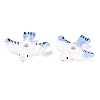 Hand Painted Peace Dove Porcelain Beads PORC-N013-05-3