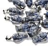 Natural Blue Spot Jasper Pendants G-B127-10P-02-1