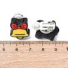 Christmas Theme Resin Clip-on Earrings EJEW-C170-02-4