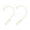 Ion Plating(IP) 316 Stainless Steel Ear Cuff Findings STAS-H148-01G-1