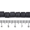 Frosted Natural Lava Rock Beads Strands G-E618-02D-4