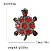 Alloy and Glass Rhinestone Brooch PW-WG937A4-02-1