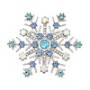 Christmas Alloy Rhinestone Lapel Pins for Backpack Clothes JEWB-P055-05P-1