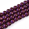 Baking Paint Glass Beads Strands DGLA-N008-10mm-04-1