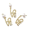 Brass Pendants KK-B132-02G-04-1