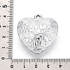 Textured Acrylic Pendants OACR-T030-38B-3