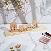 3-Slot Wood Slotted Display Stands ODIS-SP0002-25-4