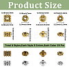 240Pcs 12 Styles Tibetan Style Alloy Spacer Beads TIBE-SC0002-59D-2