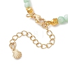 4Pcs Marine Organism Theme 304 Stainless Steel Charm Bracelets BJEW-JB13305-5