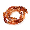 Natural Carnelian Beads Strands X-G-P497-01C-35-3