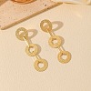 Iron Dangle Stud Earrings WGF3190-01-2