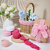 14M 7 Style Pink Series Elastic Crochet Headband Ribbon OCOR-BC0005-35-5