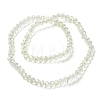 Electroplate Transparent Glass Beads Strands EGLA-A034-T4mm-T16-3