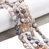 Natural Botswana Agate Beads Strands G-C179-A18-02-1